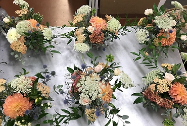 Pastel Garden Romance Centerpieces