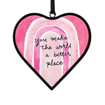 Heart Sun Catcher | Pink