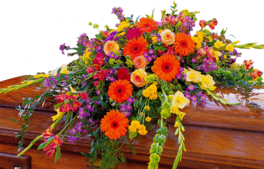 Colorful Reflections Casket Spray Style 1