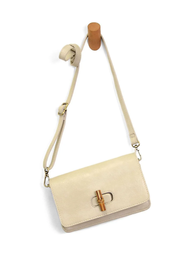 Crossbody Clutch | Bamboo Turnlock