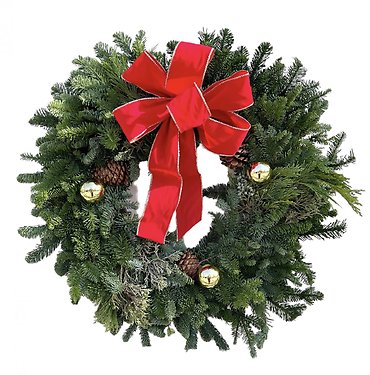 Fresh Winter Wreath - Circle