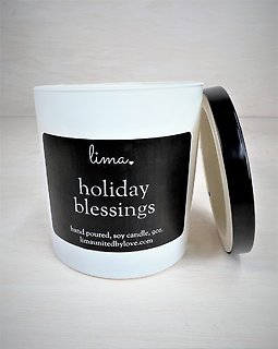 Scented Lima Candle | Holiday Blessings