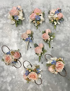 Blush Pink Spray Rose Wearable Flowers