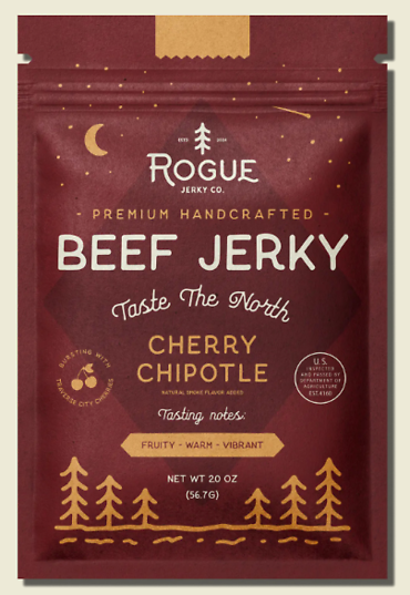 Rouge Jerky Co. Beef Jerky- Cherry Chipotle