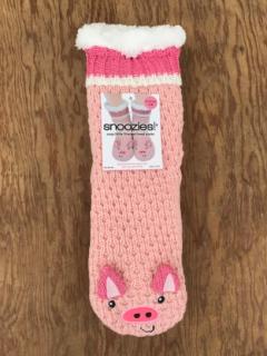 Snoozies ~ Socks:  Piglet