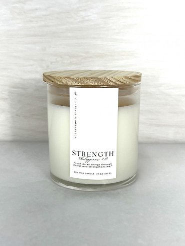Strength Candle - Palo Santo & Sandalwood