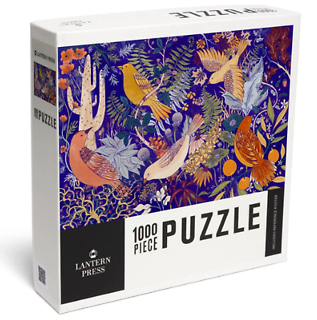Lantern Press- Birds and Blooms of North America Puzzle