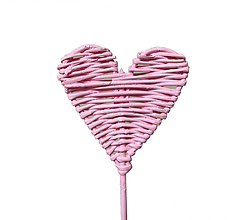 Add a Pink Woven Heart