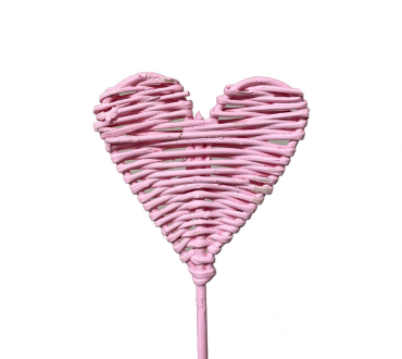 Add a Pink Woven Heart