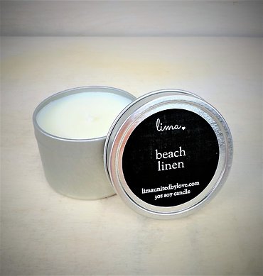 Scented Lima Candle | Beach Linen