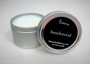 Scented Lima Candle | Beachwood