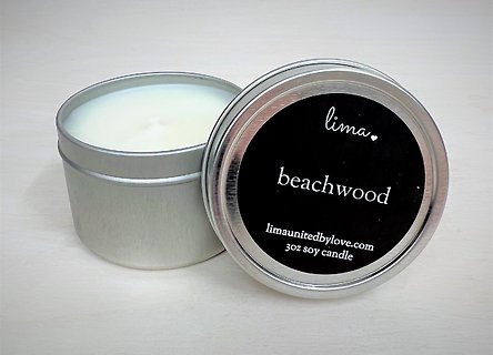 Scented Lima Candle | Beachwood