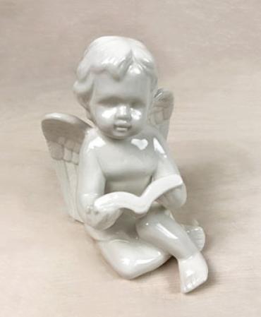 Cherub Angel Holding Book