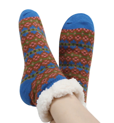 Snoozies Socks | Nordic Blue