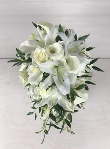 White Crescendo Bridal Bouquet