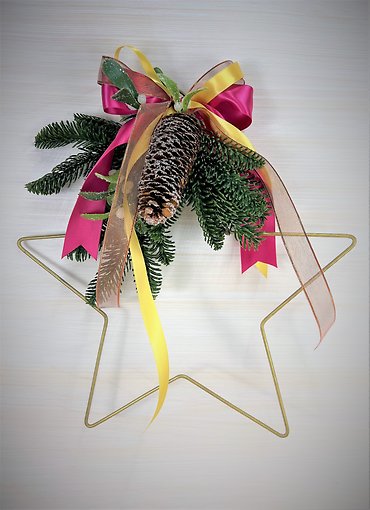 Hanging Star | Pink/Yellow