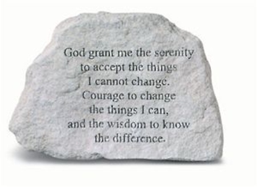 God grant me the serenity...