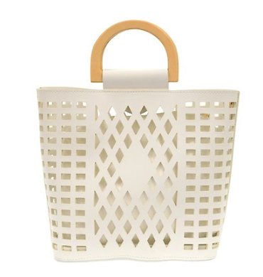 Cut Out Tote | White
