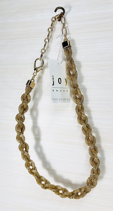 Joy Susan Gold Chunk Chain Necklace