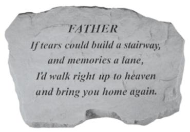 Father, If tears could build...