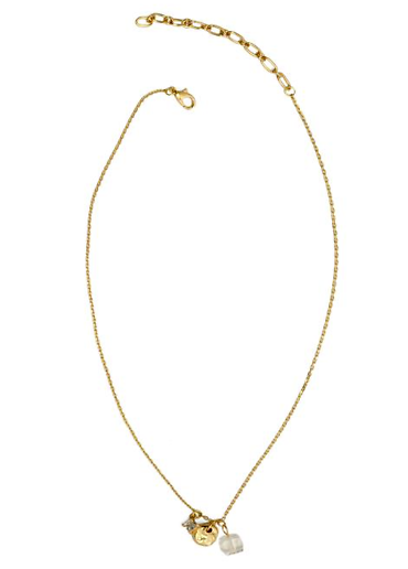 Joy Susan Three Pendant Gold Necklace