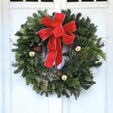 Fresh Winter Wreath - Circle