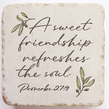 Proverbs 27:9 2x2 Magnet