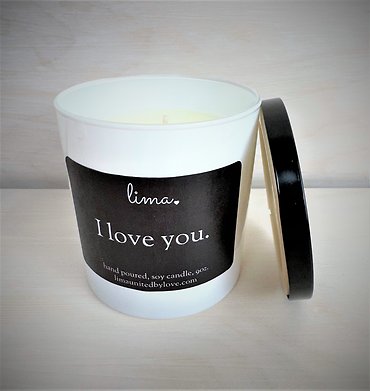 Scented Lima Candle | I Love You