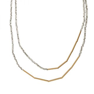 Joy Susan Gold Two Row Necklace