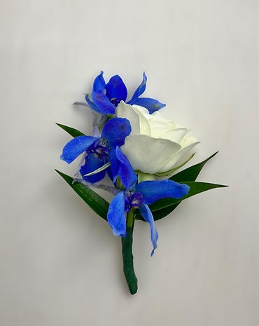 Royal Blue Boutonniere