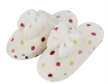 Snoozies Dottie Bow Slippers