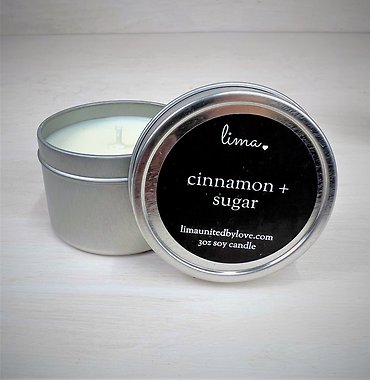 Scented Lima Candle | Cinnamon & Sugar