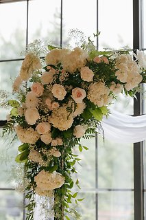 Bucher Wedding Arbor Flowers