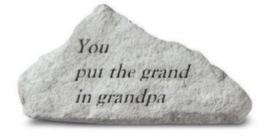 You put the grand...