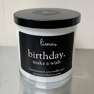 Scented Lima Candle | Birthday Make a Wish