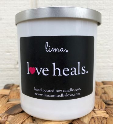 Scented Lima Candle - Love Heals