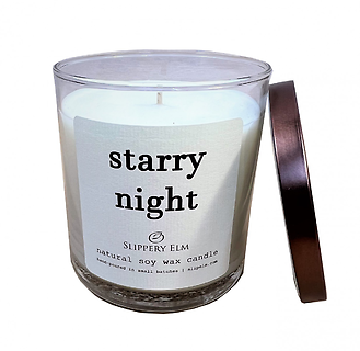 Slippery Elm Candles | Starry Night