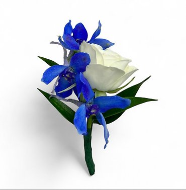 Royal Blue Boutonniere