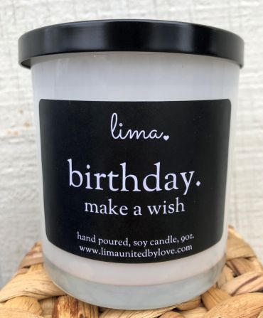 Scented Lima Candle - Birthday Make a Wish