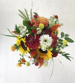 Festive Fall Bridal Bouquet