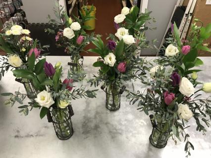 Rustic Bud Vases