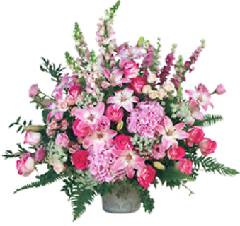 Peaceful Pinks Traditional Design