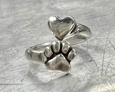 Ring | Paw Prints on my Heart