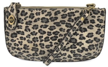 Wristlet/Crossbody Clutch | Gray Leopard