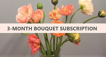 3-Month Bouquet Floral Subscription