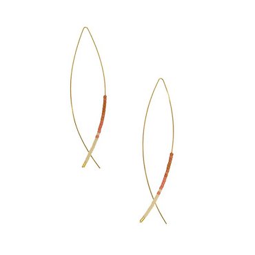 Joy Susan Coral Threader Earrings