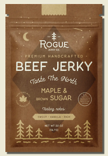 Rouge Jerky Co. Beef Jerky- Maple & Brown Sugar