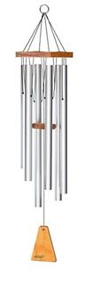 Wind Chime Arias 34\" Silver