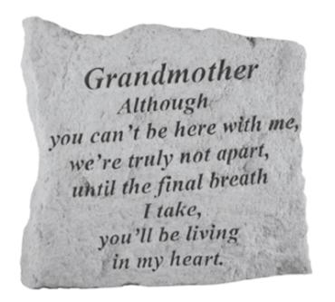 Grandmother, Although you...