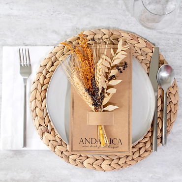Dried Mini Bouquet | Amber